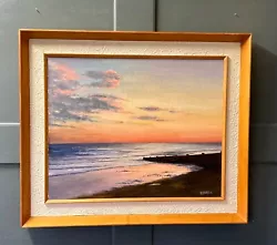 Buy Vintage Framed Oil Painting Of A Seascape By H Portch • 34£