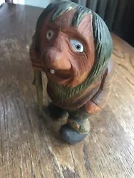 Buy Rare Sveen Troll Wood Carving Norwegian Norway Vintage • 245£