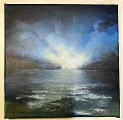 Buy Original Painting Seascape On Canvas Sunset Sea • 18£