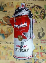 Buy MR BRAINWASH Torn Spray Can 2020 Unique Mixed Media Original HAND SIGNED 1/1 COA • 5,472.77£