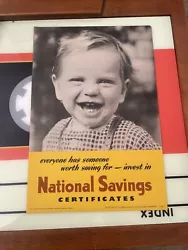 Buy Vintage National Saving Posters Original • 20£