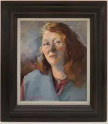 Buy BEATRICE HUNTINGTON (1889-1988) Scottish Impressionist Portrait Oil Painting • 280£