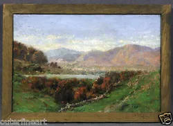 Buy John Bunyan Bristol American Mountain Lake Landscape Oil Painting • 3,149.98£