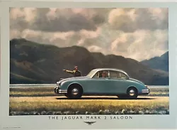 Buy Jaguar Mark 2 Saloon Rare Vintage A1 Car Poster • 23.99£