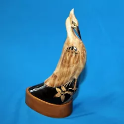 Buy Heron Carving Amazing Detail!!! One Of A Kind Original Carving! BARRY STEIN • 35.52£
