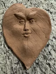 Buy Leaf Face Mythical Man Classical Art Wall Sculpture Ancient Graffiti 2003 • 48.79£