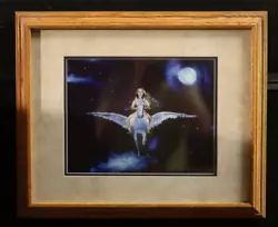 Buy Von Wening Art Print Girl On A Unicorn Flying In Space  Some Day I'll Fly Away  • 94.49£