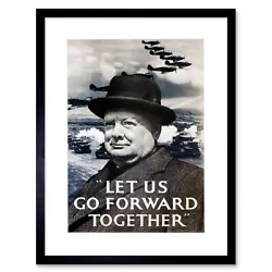 Buy War Churchill Winston Victory UK Britain WW2 Framed Print Picture Mount 12x16  • 11.99£