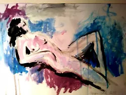 Buy Nude Erotic Woman Acrylic Contemporary Modern Original No Print Style Matisse • 10£