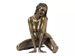 Buy Nude Naked Female Kneeling Cold Cast Bronze & Resin Statue Erotic Art 12,5 Cm • 54.50£