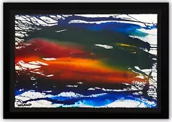 Buy Wyland- Original Watercolor Painting On Deckle Edge Paper  Abstract  • 28,349.81£