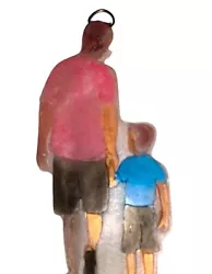 Buy Homemade Resin Wall Art Sculpture Small Father And Son  • 5£