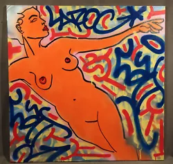 Buy American Modern Contemporary Art LA2 Keith Haring Expresionist Abstract Painting • 7,874.95£