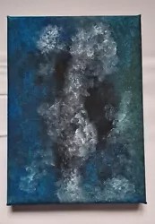 Buy 'The Blue Galaxy' - Original Oil Painting Artwork On Canvas • 0.99£