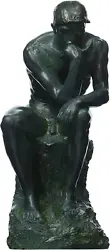 Buy QL0197710 Rodin'S Thinker Man Statue, Medium, 10 Inch, Polyresin, Bronze Verdigr • 57.48£