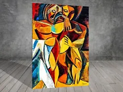 Buy Pablo Picasso Friendship CUBISM CANVAS PAINTING ART PRINT WALL 742 • 42.15£