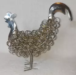 Buy Edge Company Wiggle Rooster Ornamental Coiled Metal Figurine • 9.99£