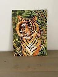Buy A4 Bengal Tiger Painting On Board • 5£