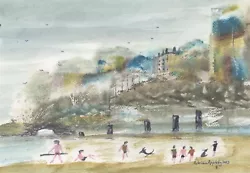 Buy FUN ON THE BEACH - Original Watercolour Painting By ADRIAN APPLEBY • 10£