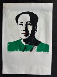 Buy Screen Print Signed ANDY WARHOL - On Original 60s MAO Paper • 93.95£