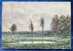 Buy Antique Miniature Landscape Painting - George Chance C.1880 • 7£