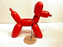 Buy Valentines Day Red Balloon Dog Resin Sculpture, Adorable 5 1/2  Tall Figurine • 14.25£