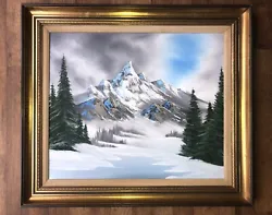 Buy Original Oil Painting On Canvas (Bob Ross Style) Frame Not Included. • 55£