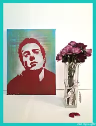 Buy Joe Strummer The Clash Punk Wall Pop Art Handmade Painting Canvas Gift • 40£