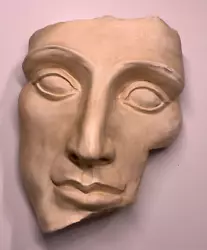 Buy Portrait Plaster Face Mask Cast Modern Wall Art Sculpture • 50£