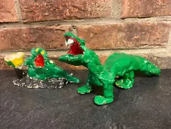 Buy Vtg OOAK Childrens Artwork/ Dinosaur Monster Figures- Chips! See Pics… • 20.72£
