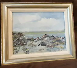 Buy Una Finlay , Oil On Canvas,  Clouds Over Colonsay , Framed, Signed • 85£