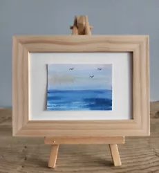 Buy Aceo Original Watercolour Painting Seascape 3.5x2.5 Inches  • 5.50£