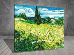 Buy Van Gogh Wheatfield LANDSCAPE CANVAS PAINTING ART PRINT 679 • 6.94£