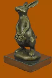 Buy Statue Sculpture Rabbit Hare Wildlife Art Deco Style Art Nouveau Style Artwork • 115.43£