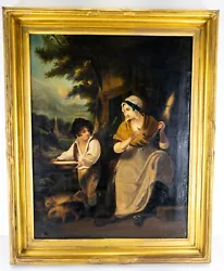 Buy Antique 18th C. Oil Painting The Industrious Cottage Wife Henry Singleton R.A. • 11,840.39£