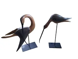 Buy 2006 Metal Shorebirds Metal Birds Cranes Austin Sculptures Yard Garden Art  • 41.46£