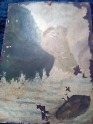 Buy St. Ives School, Mid-Century | Seaside Harbour Oil Painting, Alfred Wallis? • 250£