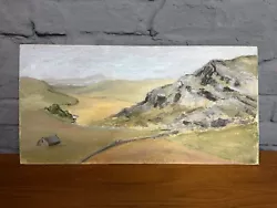 Buy Original Oil Landscape Painting Welsh Mountains Christine Nowell • 35£