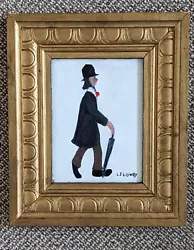 Buy Framed Ls Lowry Oil Painting Of Man Walking Signed Post War Modern Northern Art • 95£