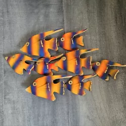 Buy Vintage Metal Fish Wall Art Sculpture Curtis Jere Style MCM Modern Abstract Rare • 66.14£