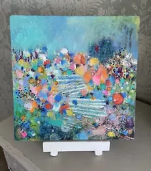 Buy Semi Abstract Floral Seascape Painting • 20£
