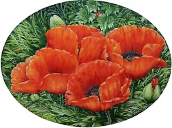 Buy Anastasia Woron   Las Poppies   Original Signed By Author Oil Painting 2022 • 372.49£