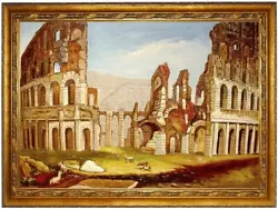 Buy Oil Painting Colosseum In Rome, Colosseum William Turner, PAINTINGS, HAND PAINTED, 60x80cm • 197.27£