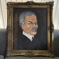 Buy Vintage Oil Painting Of Old Man  • 50£