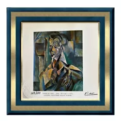 Buy Pablo Picasso Vintage Signed Print (Seated Woman, 1909) - Small Lithograph • 30.71£