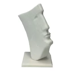 Buy A Book Face Greek Natural Carved Marble Statue Sculpture • 192.86£