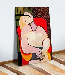 Buy CANVAS WALL ART PRINT PAINTING WOMAN VINTAGE - Pablo Picasso The Dream • 14.99£