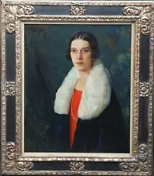 Buy Henry R Rittenberg American Artist 1920's Art Deco Female Portrait Oil Painting • 8,500£