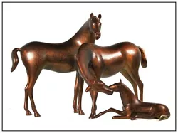 Buy Loet Vanderveen Original Horse Family Bronze Sculpture Animals Signed Artwork • 4,021.79£
