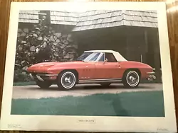 Buy 1965 Chevrolet Corvette 16 X20  Poster, SHOWROOM POSTERS 1978 Power Graphics • 37.80£